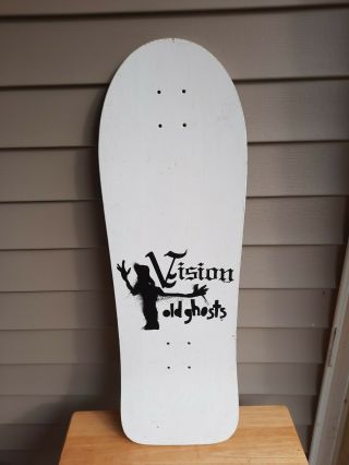 Vision Old Ghost Reissue White Skateboard Deck White Some Minor Wear