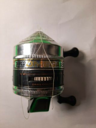 Vintage Zebco Omega 181 Spincast Reel Fishing Made In The Usa.