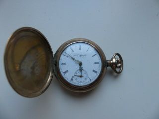 Antique 1902 Elgin Ladies Gold Filled Pocket Watch 0s 15j Gr 223