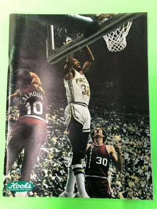 Program 1977/78 Indiana Pacers Vs Cleveland Cavaliers Danny Roundfield Cover