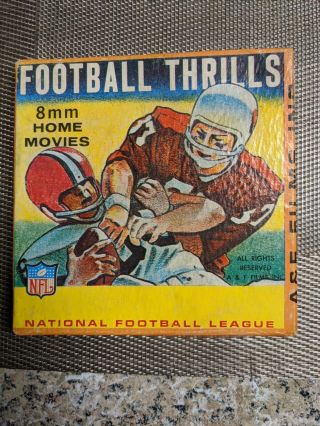 Nfl Football Thrills 8 Mm Home Movie Baltimore - Cleveland Championship Game
