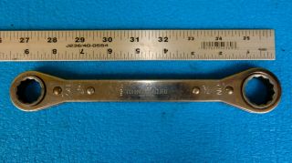 Vintage Cornwell Allied Usa 3/4 ",  7/8 Inch Ratchet Wrench Tool 1