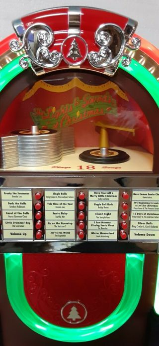 Mr Christmas Rock O Rama Jukebox Wireless Musical18 Songs Lights 3