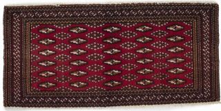 Tribal Design Rare Entryway 2x4 Red Wool Handmade Oriental Rug Kitchen Carpet
