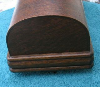 Antique Edison Home Cylinder Phonograph Model F Case Lid w Handle Stock Part f 2