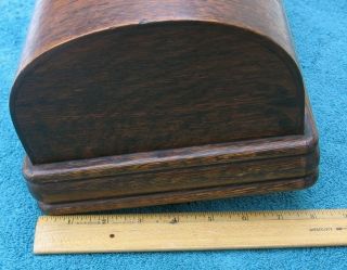 Antique Edison Home Cylinder Phonograph Model F Case Lid w Handle Stock Part f 3
