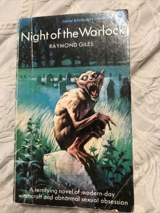 Raymond Giles - Night Of The Warlock - 1st Nel Edition 1969 - Vintage Paperback.