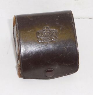 Vintage (nippon Kogaku) Porroflex Eye Level Finder Leather Case.  Mamiya Tlr
