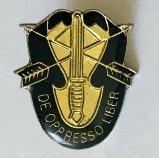 De Opresso Liber United States Army Special Forces Pin Badge Rare Vintage (h5)