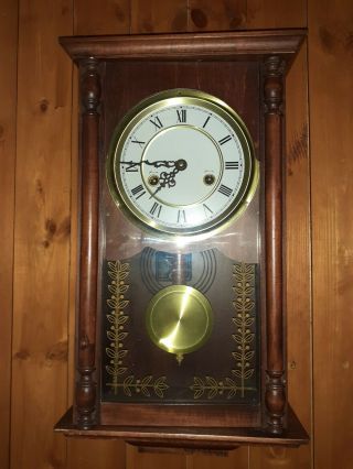 Vintage 31 Day Chiming Wall Clock