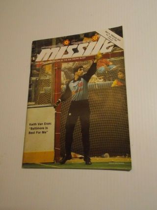 1985 Baltimore Blast Missle Misl Soccer Program Keith Van Eron