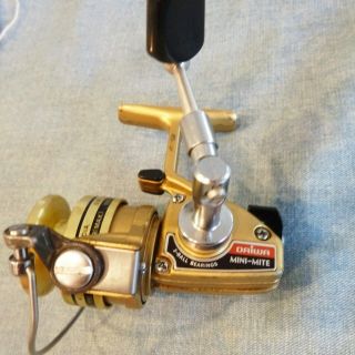 Vintage Daiwa Gold Mini - Mite 2 Ball Bearing Spinning Reel