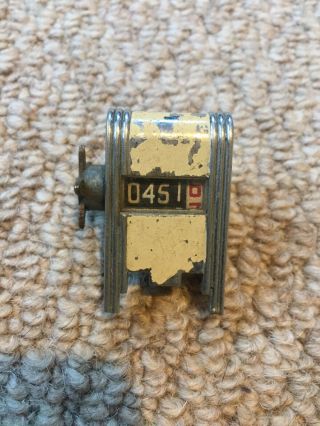 Vintage Metal B & E Carter Ltd Bolton Cyclometer Mile - O - Meter Distance Gauge