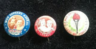 Vintage War Orphans Appeal / Legacy Badges