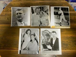 Herb Score 8x10 Press Photos (5) The Sporting News Tsn Cleveland Indians