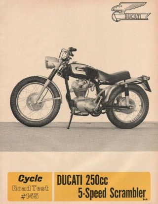1966 Ducati 250 - 3 - Page Vintage Motorcycle Road Test Article