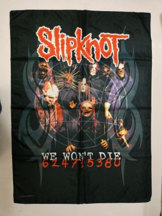 Vintage Slipknot 2004 Textile Poster Flag