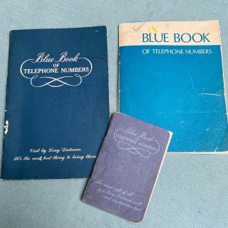 Blue Book Of Telephone Numbers Southwestern Bell Vintage 1970 