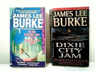 2 Vintage Dave Robicheaux Novels - James Lee Burke - Paperbacks -