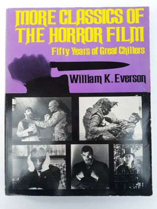 Vtg 1986 More Classics Of The Horror Film Large Soft Cover Bela Lugosi Karloff
