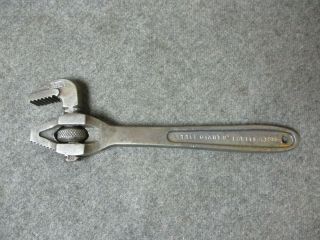 Vintage Little Giant 8 " Offset Pipe Wrench Patent Feb 4,  1913