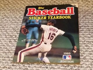 1985 Topps Baseball Sticker Set 95 Complete In Album