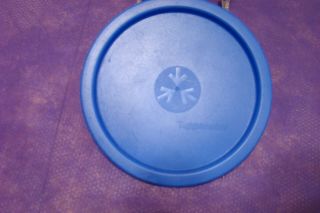 Tupperware Vintage 6 " One Touch Blue Replacement " B " Lid/seal 2421c - Euc