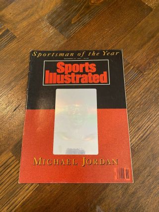 December 23,  1991 Michael Jordan Sports Illustrated Sportsman Of The Year Magazi