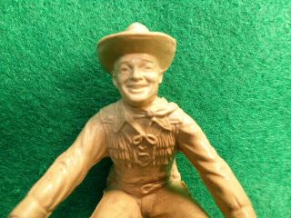 Vintage 1950s Roy Rogers Sitting Figure From Chuck Wagon Play Set 2