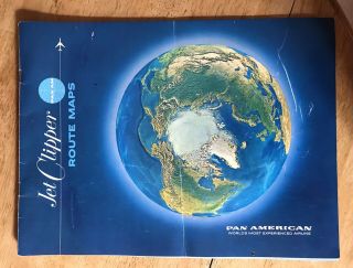 Pan American Jet Clipper Route Maps Booklet 1967 Rand Mcnally