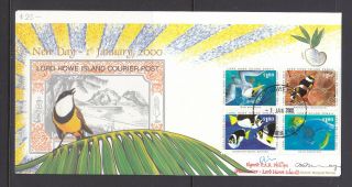 Souvenir Cover: Lord Howe Island Courier Post Cover Signed By Artist