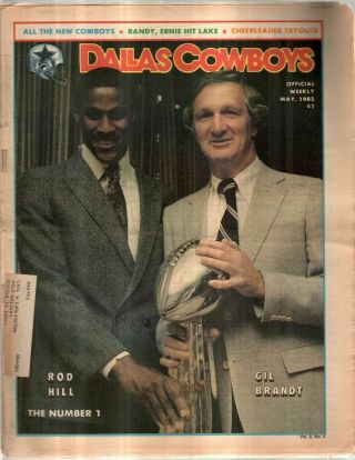 Dallas Cowboys Weekly Newspaper May 1982 Rod Hill The Number 1 G