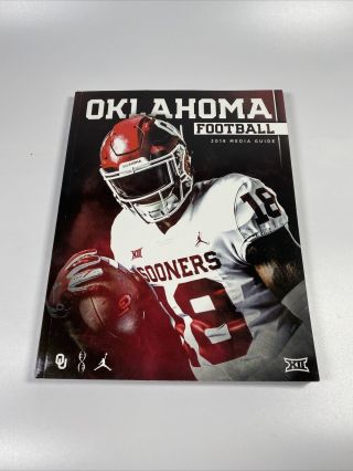 2018 University Of Oklahoma Ou Sooners Football Media Guide Kyler Murray