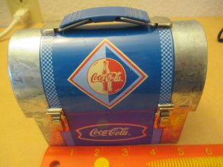 Vintage Coke Coca Cola T Lunchbox Galvanized Metal