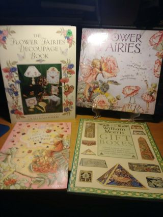 Flower Fairies Cicely Mary Barker,  Vintage Books,  William Morris Victorian Boxes
