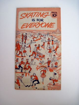 Charming Vintage Ice - Skating Advertising Instruction Booklet For Sealand,  Inc.