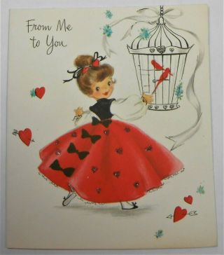 14 Vtg Hallmark Greeting Card Valentine 