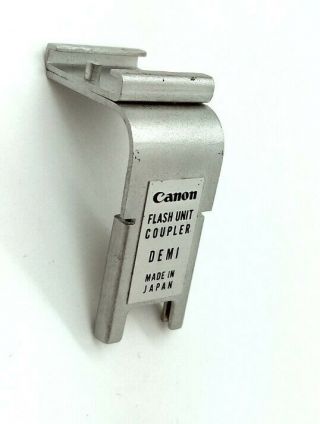 Vintage Canon Flash Unit Coupler For Canon Demi Camera