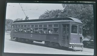 Sand Springs Railway Tulsa Oklahoma Trolley Vintage Film Photo Negative