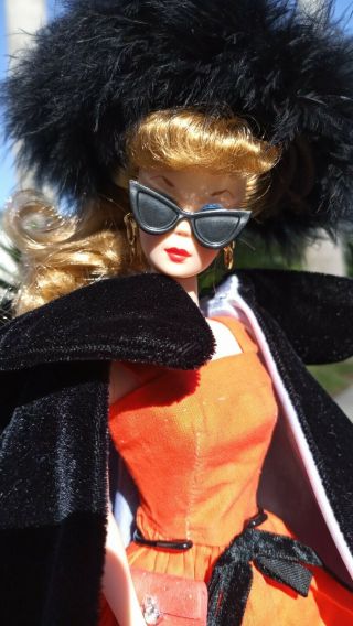 Vintage Barbie Clone Premier Babs Miss Suzette Dress Hat Purse Shoes Cape