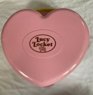 Vintage Lucy Locket Polly Pocket Carry N Play Dream House With Doll 1992