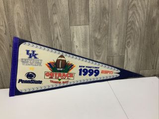 Penn State Football Nittany Lions Pennant 1999 Outback Bowl Tampa Bay Espn