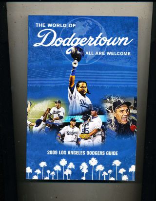2009 Los Angeles Dodgers Press Media Guide Nm
