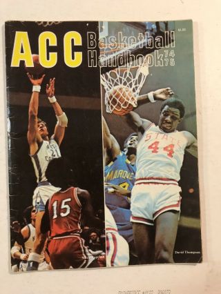 Acc Basketball Handbook 1974 - 75