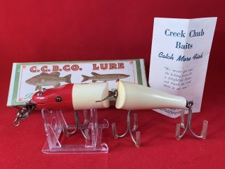 Vintage Creek Chub 3002 Jointed Husky Pikie,  Glass Eyes,  Extremely Combo