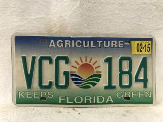 2015 Florida Agriculture License Plate