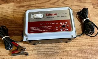 Antique,  Vintage,  Schauer Battery Charger,  Model A6612