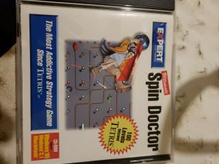 Vintage Ultimate Spin Doctor Expert Software Win/mac Cd - Rom 1996 Strategy Game