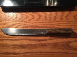 Vintage Montgomery Wards Keen Edge Butcher Knife Stainless Steel