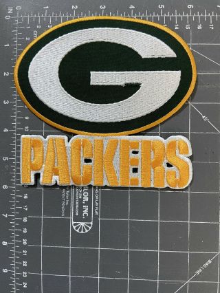 Vintage Green Bay Packers Logo Patch Nfl National Football League Wisconsin Wi